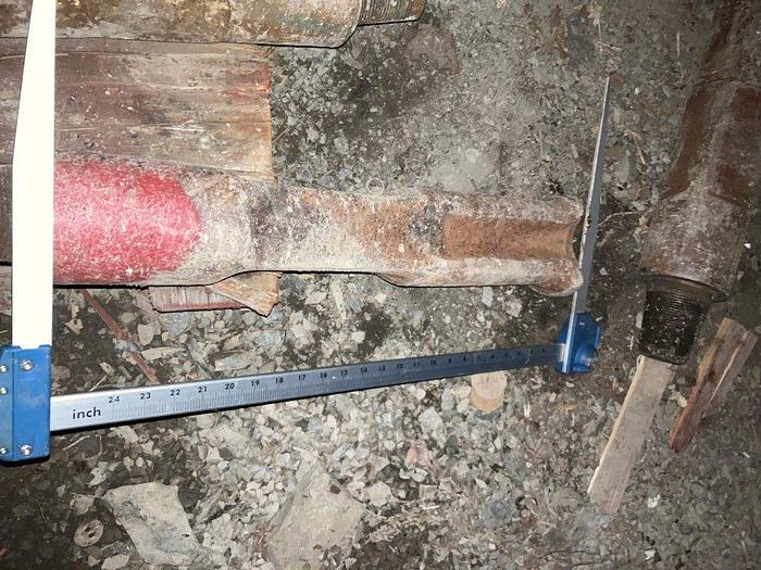 Used 5-3/4" x 26" Carbide Button Chisel Bit