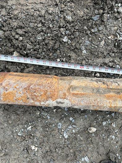 Used Mixer Sub / Expansion Adapter w/ 6" Chisel Bit for Cable Tool