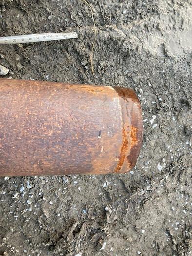 Used 8-1/2” x 65" Cable Tool Flat Bottom Valve Bailer