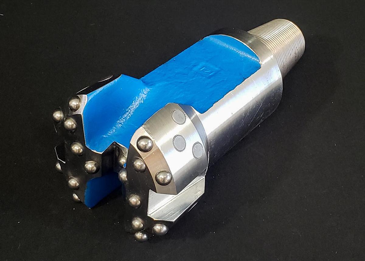 Trident Soft Rock 8-1/2" Carbide Button Cable Tool Drill Bit, 2-3/4" X 3-3/4" Pin Thread