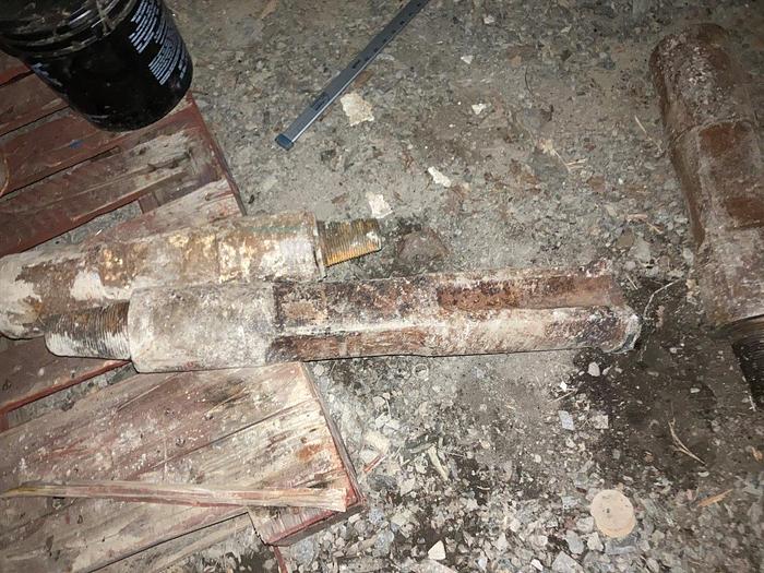 Used 5-3/4" x 26" Carbide Button Chisel Bit