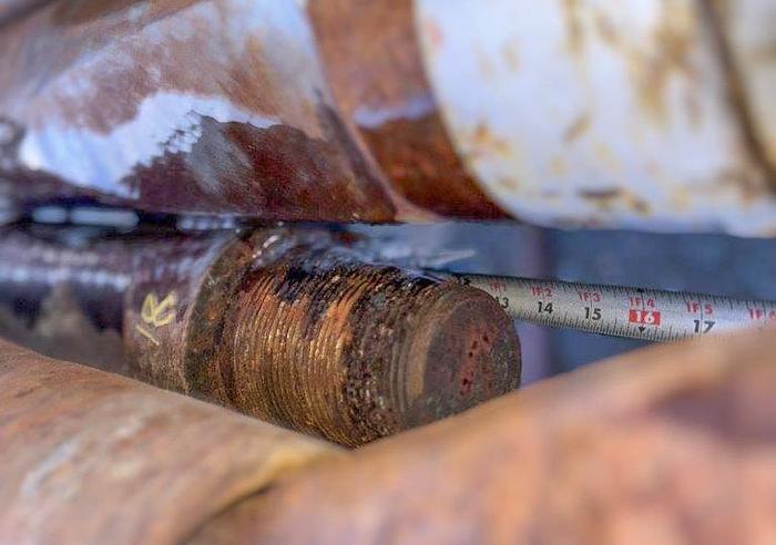 Used Short Drill Stem For 6" Or Larger Diameter Bit, 11 Ft. 6 In. Length, 2-3/4" X 3-3/4" Pin to Box Cable Tool Joints.