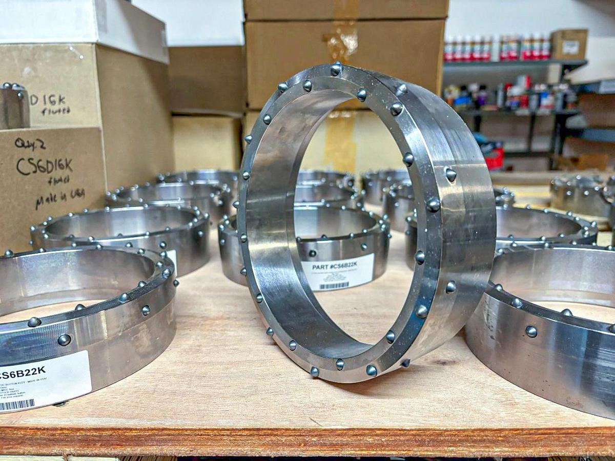 Used 6" DUAL ROTARY SHOE 22 BALLISTIC BUTTON ASSY