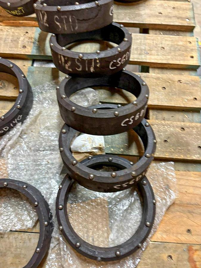 6" Dual Rotary Casing Shoe – 14 Domed Buttons Assembly- Extra Heavy Duty