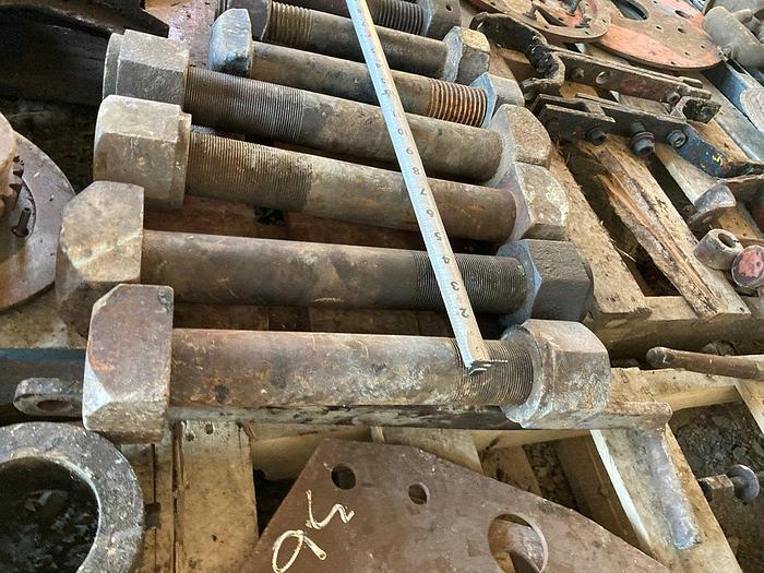 Used Lot of 15 Casing Drive Block Hammer Bolts for Cable Tool