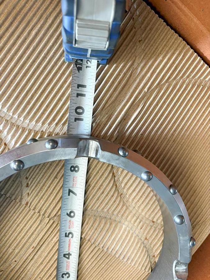 Used 8" HD Dual Rotary Casing Shoe – 28 Ballistic Buttons Assembly - Fluted