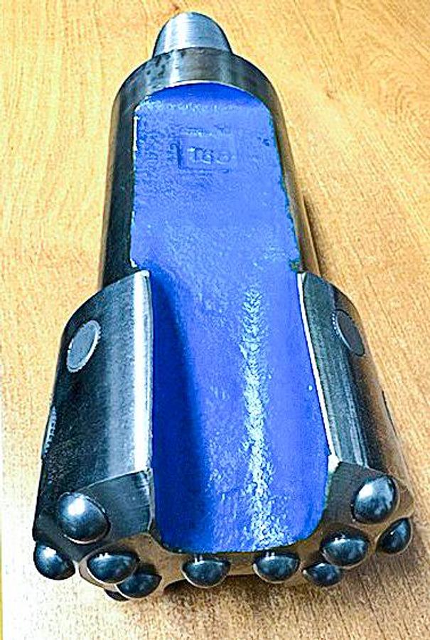 Supreme 3-7/8" Flat Face Carbide Button Cable Tool Drill Bit, 1-1/2" X 2-1/4" Pin Thread