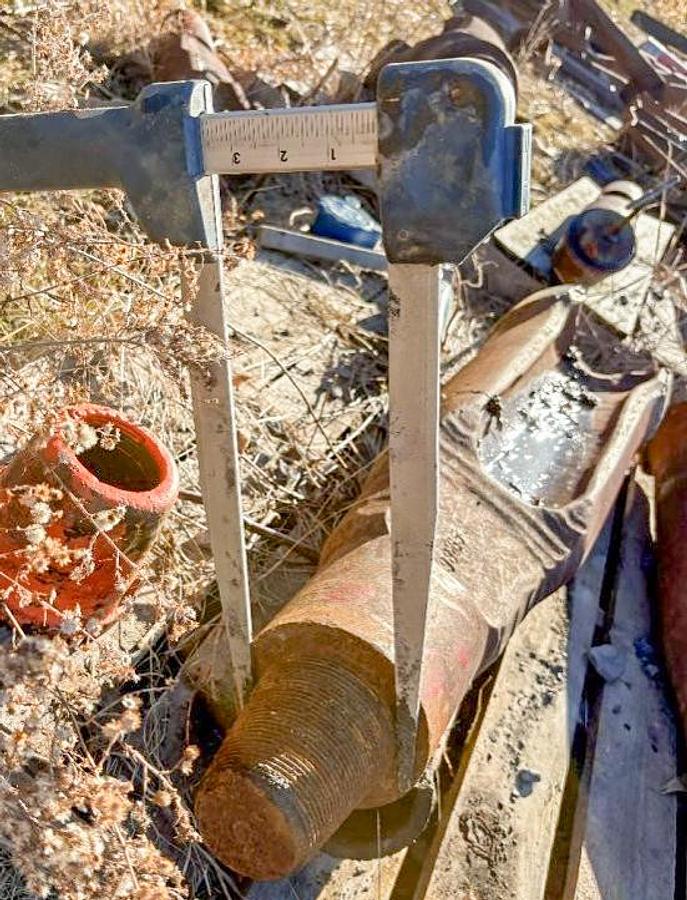 Used 9-5/8" Chisel Bit for Cable Tool Drill