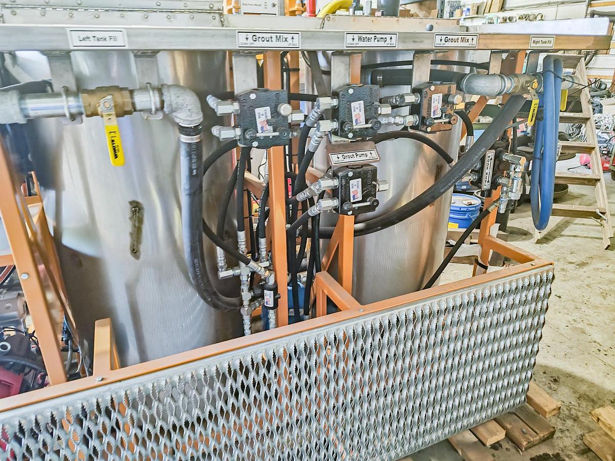 Geo Loop 2022 30-500 Gas Grout Pump with Separate Hose Reel Spool