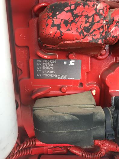 Used 2015 Cummins QSX15 Tier IV diesel engine