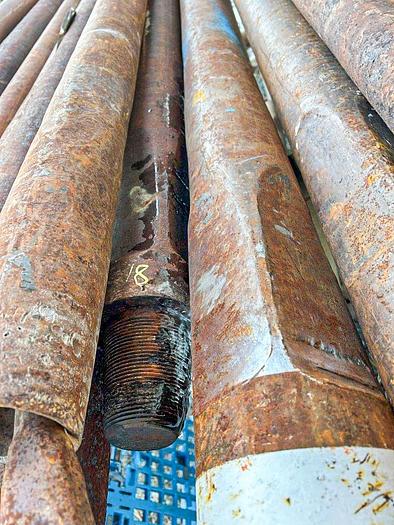 Used Short Drill Stem For 6" Or Larger Diameter Bit, 11 Ft. 6 In. Length, 2-3/4" X 3-3/4" Pin to Box Cable Tool Joints.