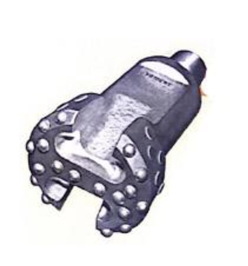 Used Supreme 5-3/4" Flat Face Carbide Button Cable Tool Drill Bit, 1-5/8” X 2-5/8” Pin Thread, New, Made In USA