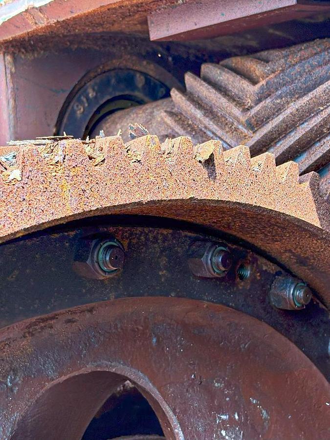 Used Continental Emsco Company 375 Duplex Mud Pump