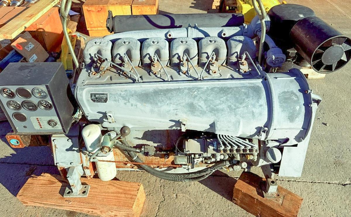 Used Deutz D 914 L06 6-Cylinder Air-Cooled Diesel Engine