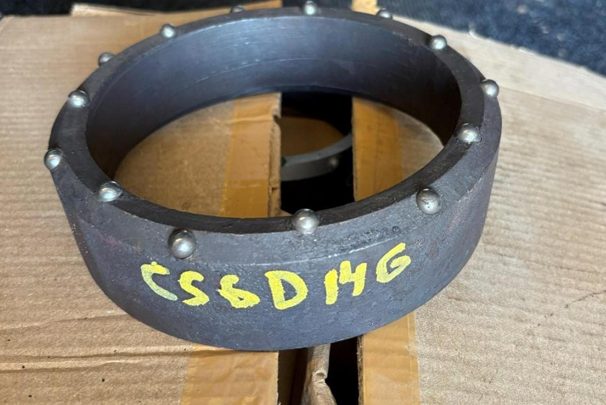 6" Dual Rotary Casing Shoe – 14 Domed Buttons Assembly- Extra Heavy Duty