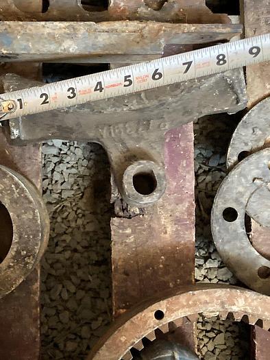 Used Steel Bracket Guide Gear Belt Control Handle Lever Notch Plate - P77891A