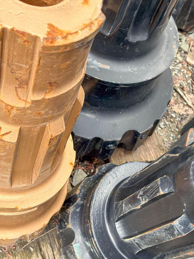 Used 9-7/8" To 11" SD-10 DTH Hammer Rock Drilling Package (9 Pieces)