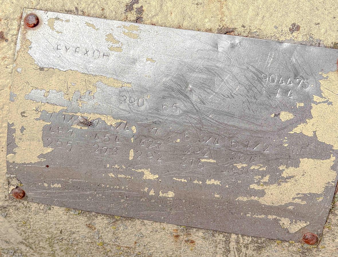 Used Gardner Denver FXD 172 Gear End from FYFXDH Duplex Mud Pump