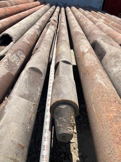 Used Drill Stem with open-side Rope Socket