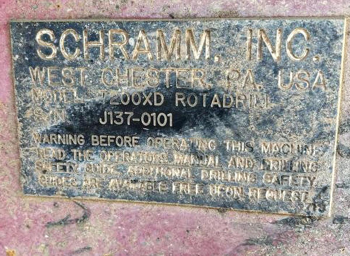 Used 2010 Schramm T200XD Deep Water / Oil & Gas Energy Drill Rig.
