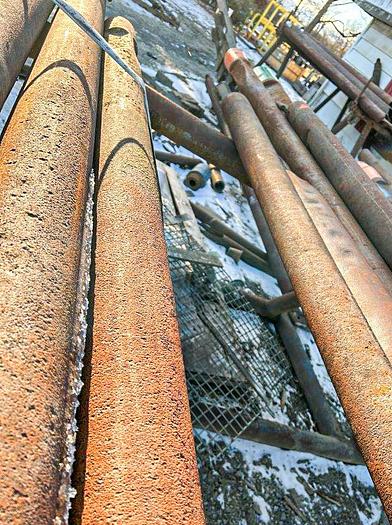 Used Gill Rock Drill Stem For 6-1/2" Or Larger Diameter Bit, 16 Ft. 4 In. Length, 2-1/4" X 3-1/4" Pin To 2-3/4" X 3-3/4" Box Cable Tool Joints.