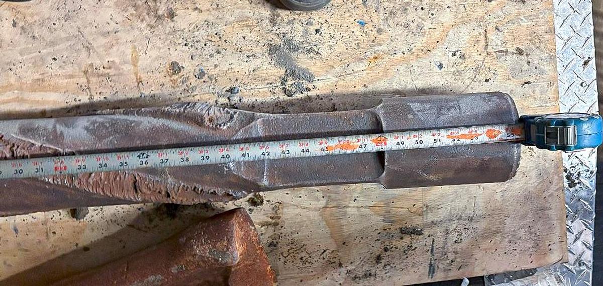 Used Spiral Stabilizer to Run Above 6" Drill Bits on Cable Well Rig String.