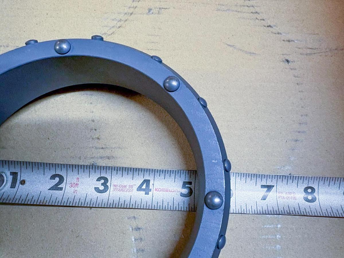 5" Dual Rotary Shoe – 14 Domed Button Assembly
