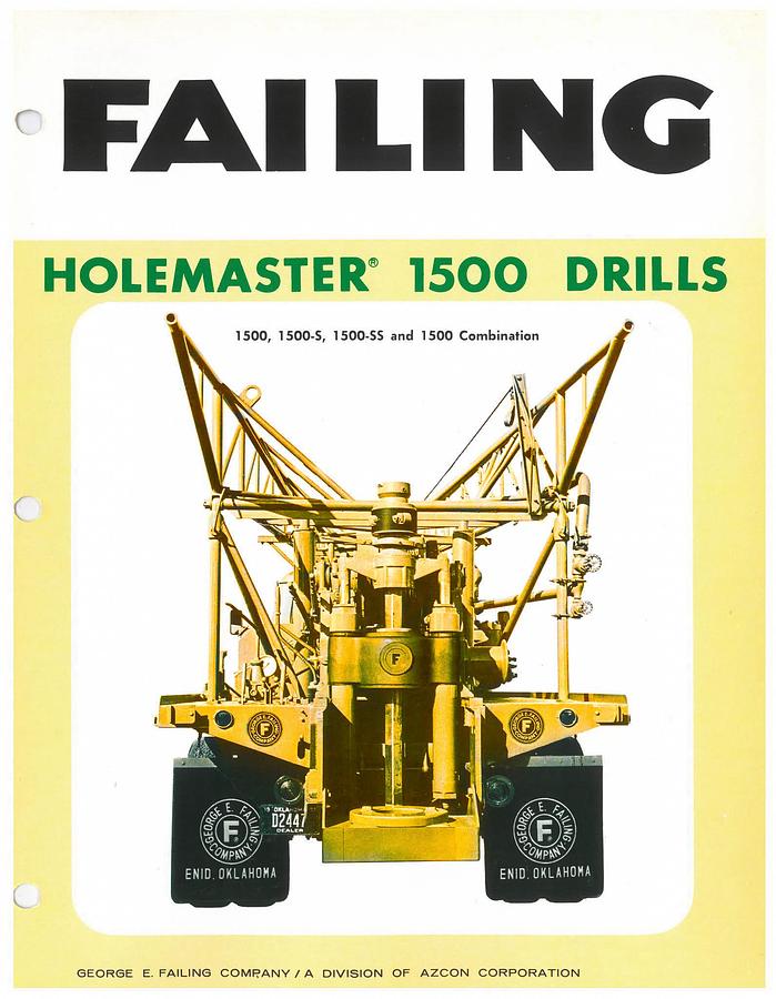Used Failing Holemaster Drill Rig