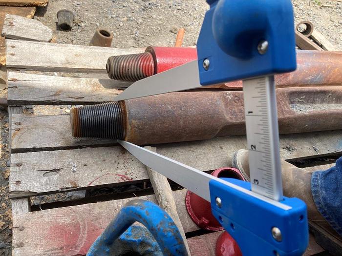 Used Chisel Bit 5-3/5" x 35" for Cable Tool