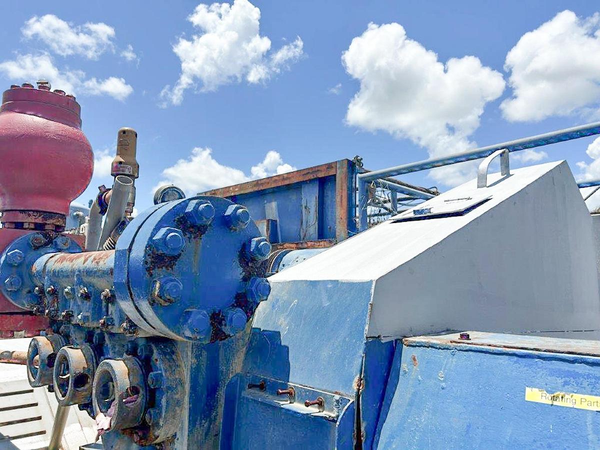 Used Gardner Denver PZ-7 (PZG) Triplex Drilling Mud Pump.