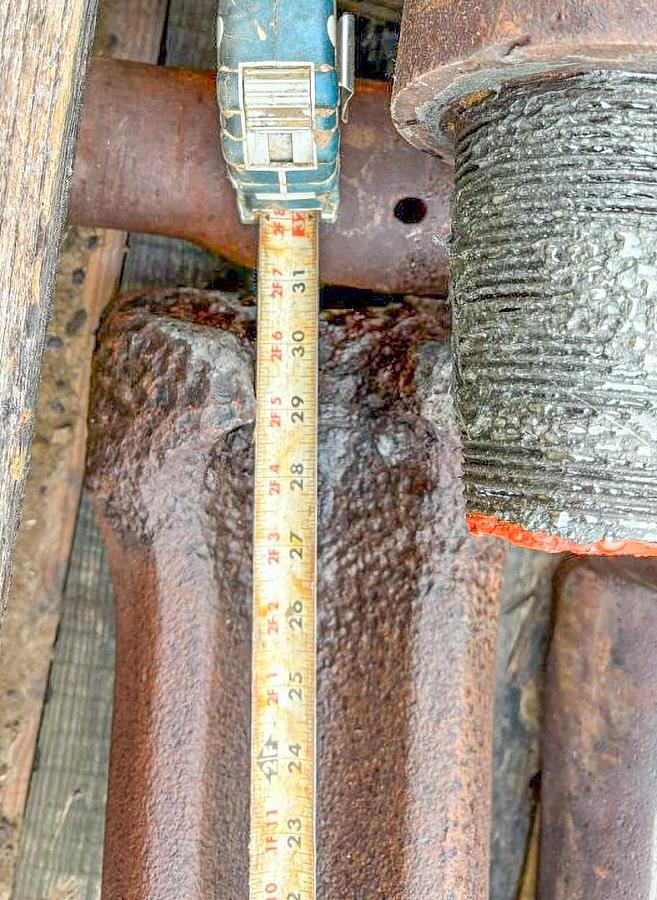 Used 7-3/4" x 30" Cable Tool Chisel Bit