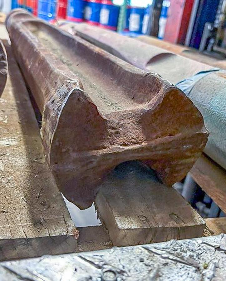 Used 5-3/4" Chisel Bit for Cable Tool Well Drilling