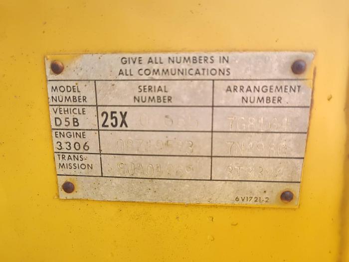 Used Caterpillar D5B Bulldozer