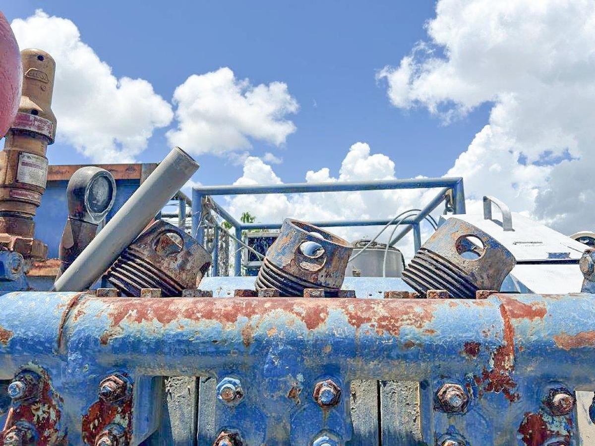 Used Gardner Denver PZ-7 (PZG) Triplex Drilling Mud Pump.