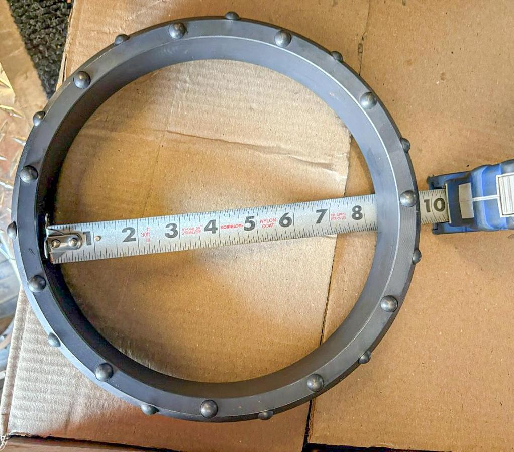 Used 8" Dual Rotary Casing Shoe – 22 Domed Buttons Assembly - Fluted