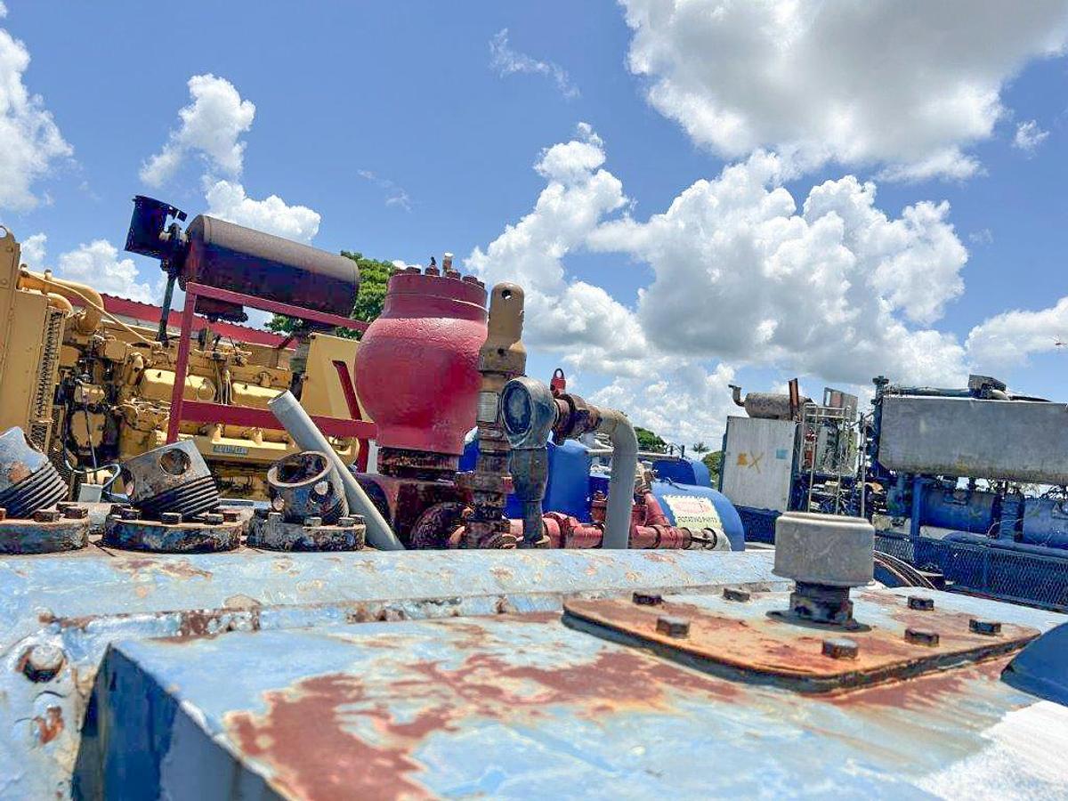 Used Gardner Denver PZ-7 (PZG) Triplex Drilling Mud Pump.