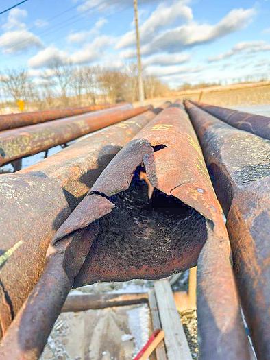 Used 6" Dart Valve Bailer for Cleaning Well With Cable Tool Drill Or Pump Hoist Rig.