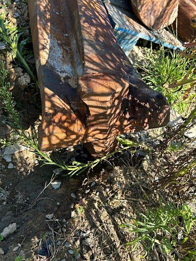 Used 11-3/4" to 12" Twisted Star Cross Chisel Bit for Cable Tool