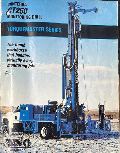 Used 1991 Canterra Ct250 Torquemaster Series Monitoring Drill.