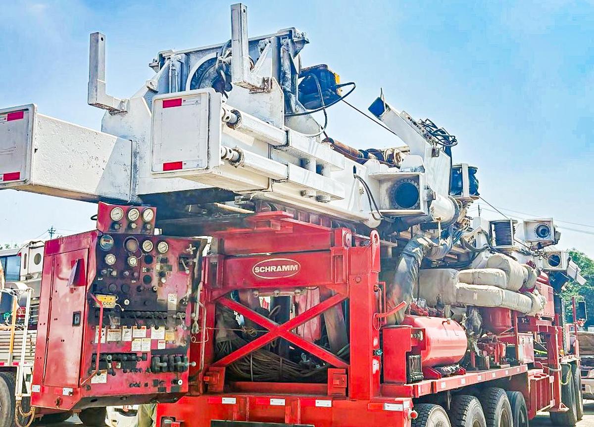 Used 2010 Schramm T200XD Deep Water / Oil & Gas Energy Drill Rig.