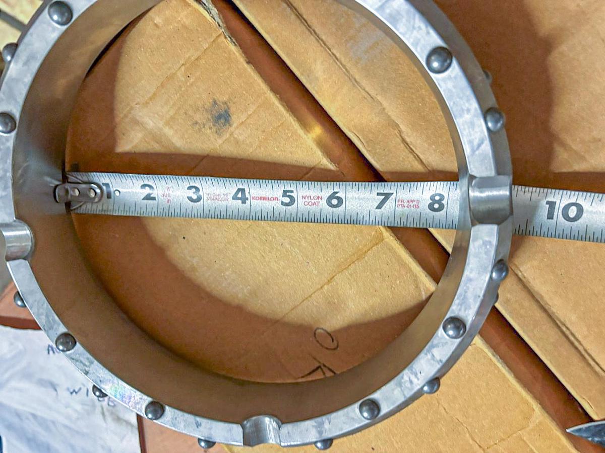 Used 8" HD Dual Rotary Casing Shoe – 28 Ballistic Buttons Assembly - Fluted