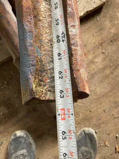 Used 4-3/5” x 63" Cable Tool Drilling Chisel Bit