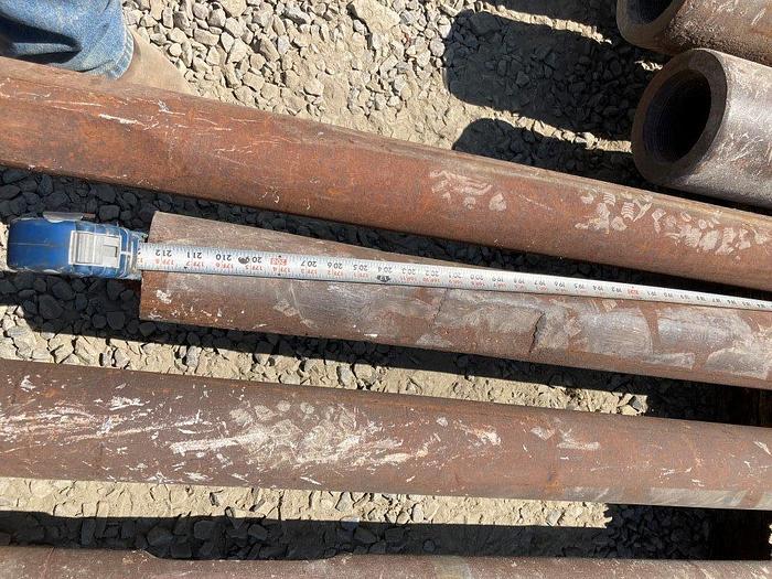 Used 242" Ring Stem Steel Bar Rod for Cable Tool