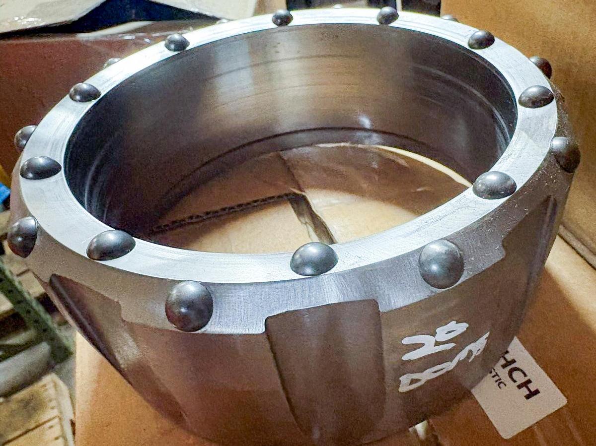 6" Dual Rotary Casing Shoe – 20 Domed Buttons Assembly- Heavy Duty #689-02-HD-D