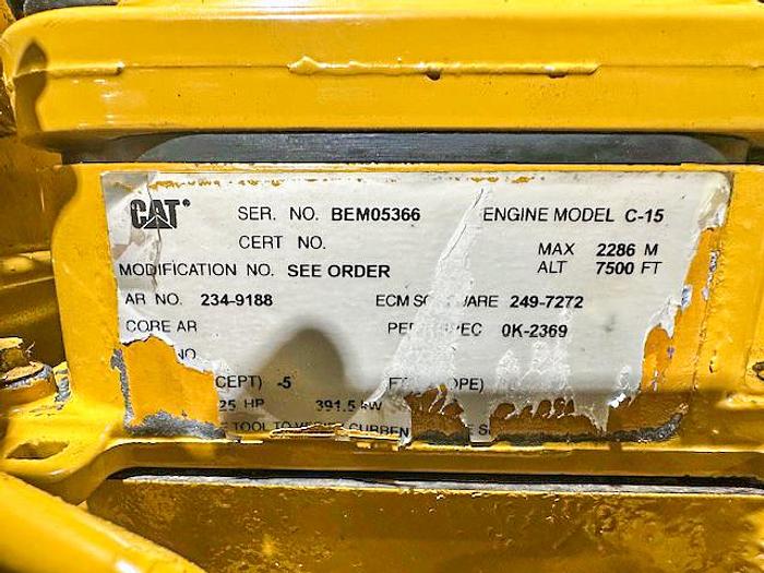 Used Caterpillar C15 industrial diesel engine