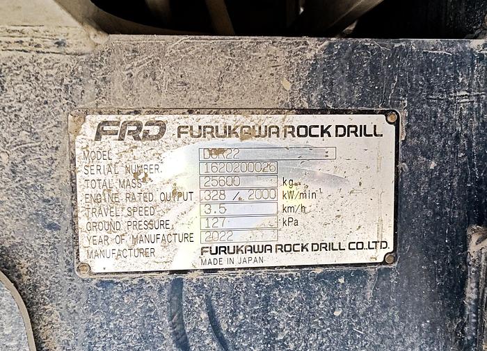 Used Furukawa DCR22 Tier 4 Rock Drill