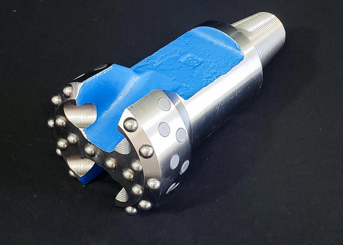 Trident SUPREME 8" Flat Face Carbide Button Cable Tool Drill Bit