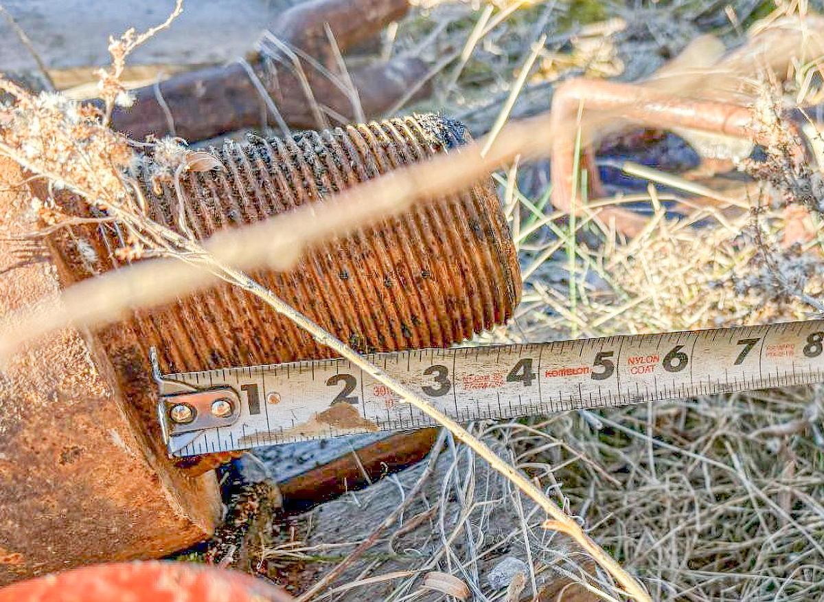 Used 9-5/8" Chisel Bit for Cable Tool Drill