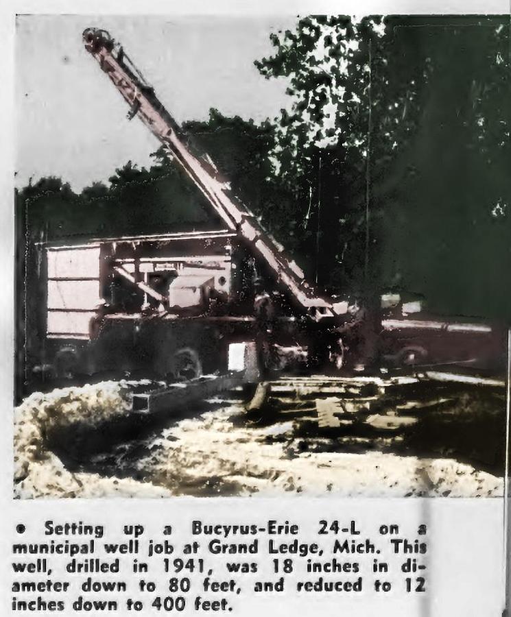 Used Bucyrus Erie 24-L Cable Tool Rig