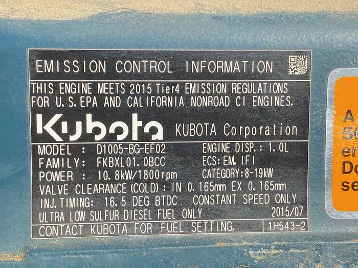 Used 2015 Atlas Copco QLT-M10 6 kVA Light Tower